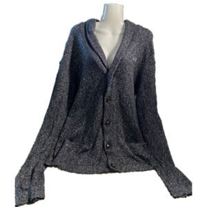 Hollister Woman’s Long Grey Sleeved  Cardigan Sweater (Medium)